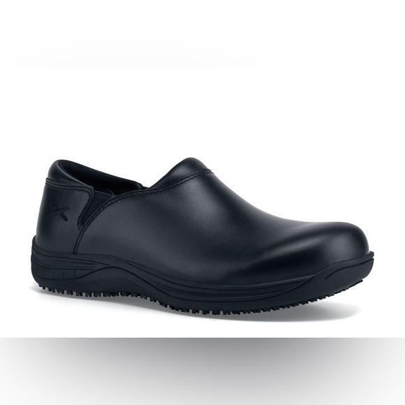 NWT Mozo Black Forza AT women’s 9 stainless steel toe slip on shoe M70816 - Picture 1 of 8